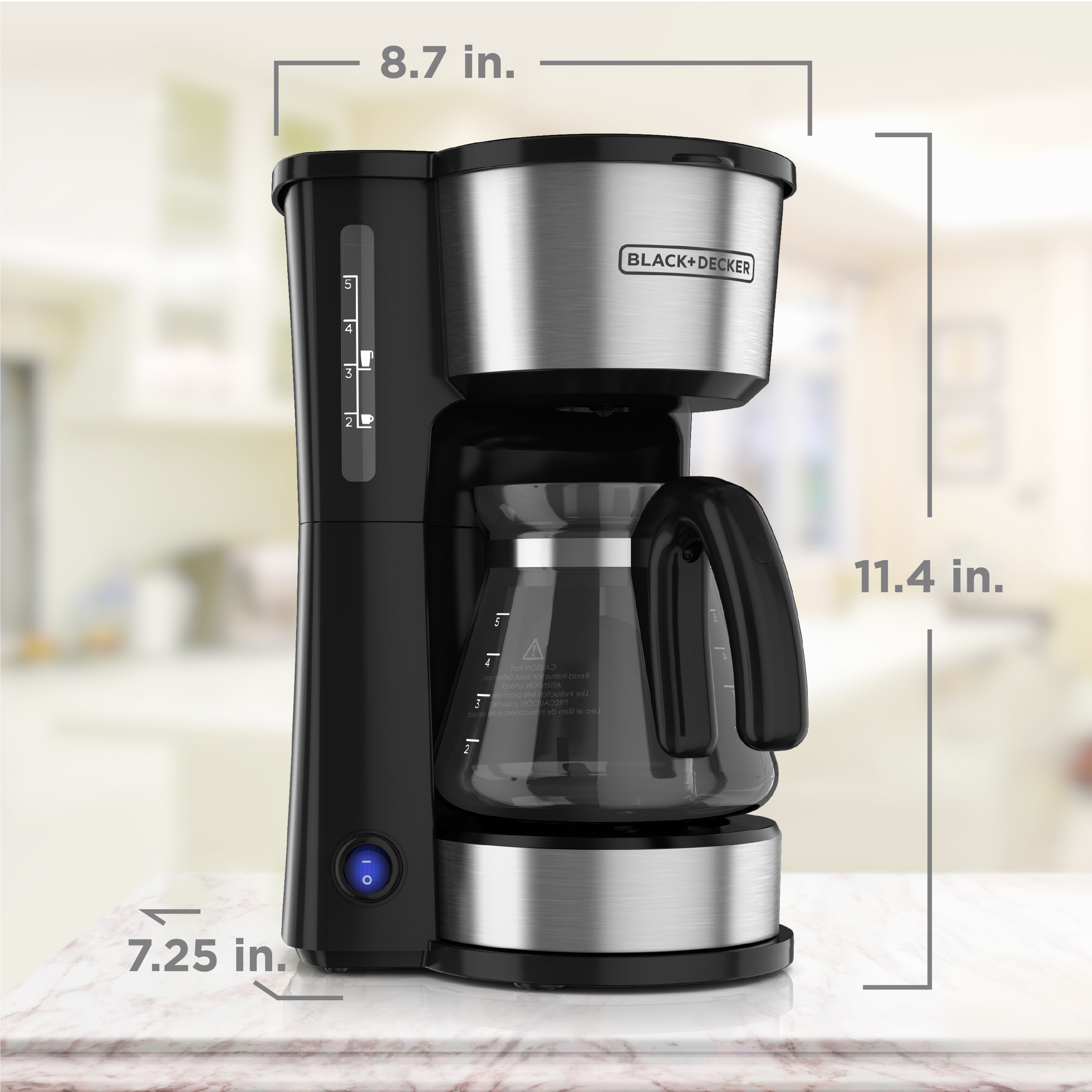 4 in 1 5 Cup Coffee Station Coffeemaker CM0750S BLACK DECKER